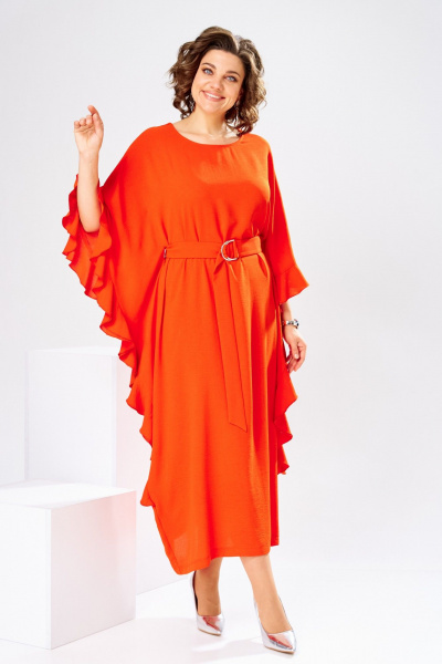 Платье Romanovich Style 1-2870 оранжевый - фото 1