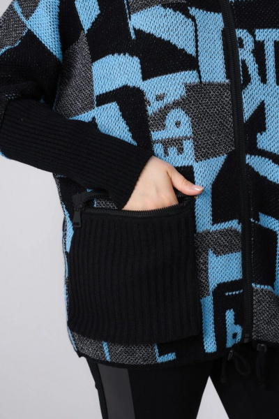 Кардиган BONADI 1807 голубой - фото 7