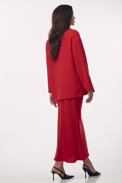 Блуза, юбка Your size 2275 красный - фото 3