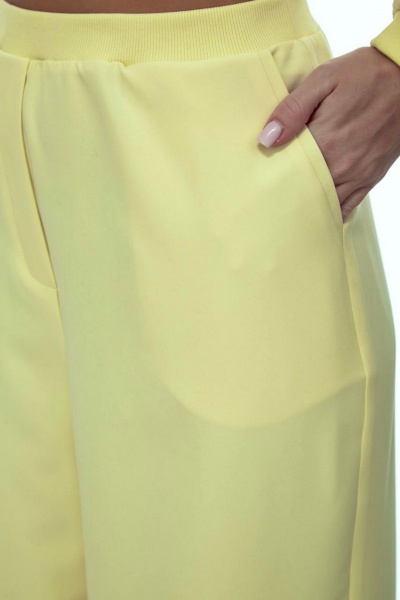 Брюки, жакет Your size 2278 светло-желтый - фото 6