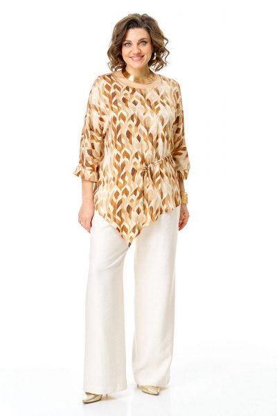 Блуза, брюки VI ORO VR-1264-1 луковки - фото 2