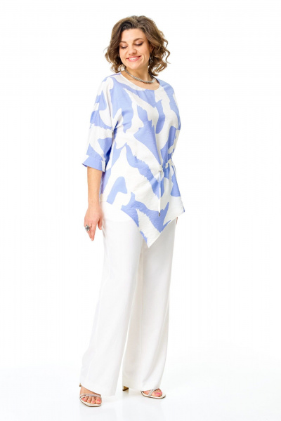 Блуза, брюки VI ORO VR-1264-1 облака - фото 23