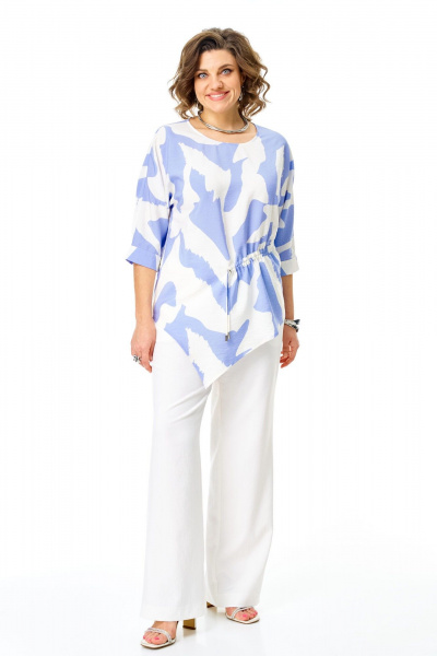 Блуза, брюки VI ORO VR-1264-1 облака - фото 4
