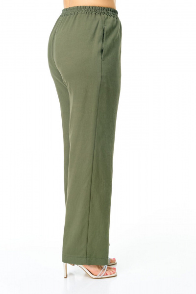 Брюки, жакет VI ORO VR-1265 молоко-олива - фото 19