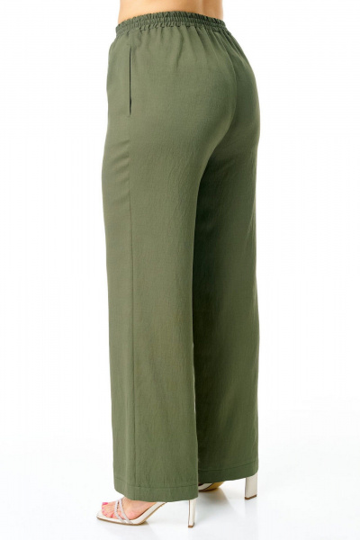 Брюки, жакет VI ORO VR-1265 молоко-олива - фото 18