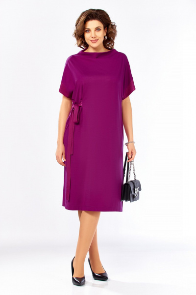 Платье Ольга Стиль С-1005 фуксия - фото 3