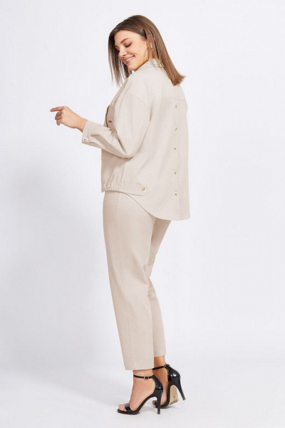 Брюки, рубашка, футболка Милора-стиль 1100/1 бежевый - фото 2