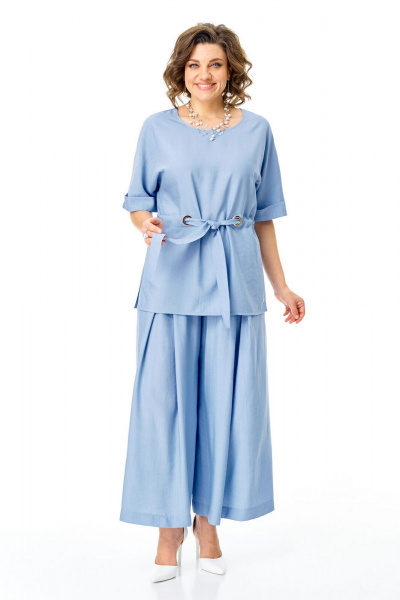 Блуза, брюки VI ORO VR-1267 голубой - фото 21
