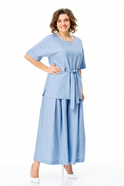 Блуза, брюки VI ORO VR-1267 голубой - фото 19