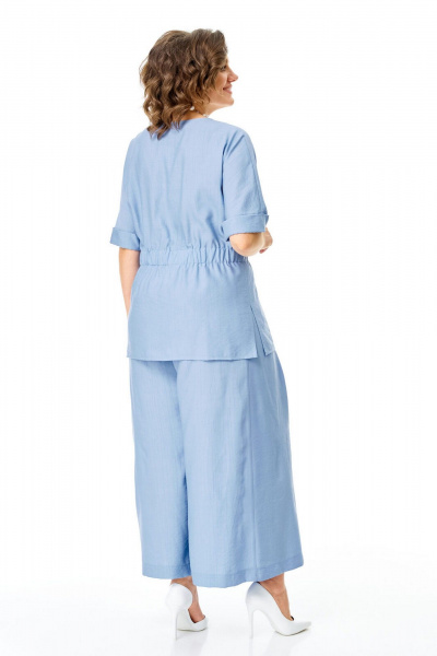 Блуза, брюки VI ORO VR-1267 голубой - фото 10