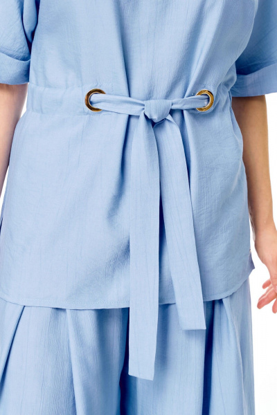 Блуза, брюки VI ORO VR-1267 голубой - фото 5