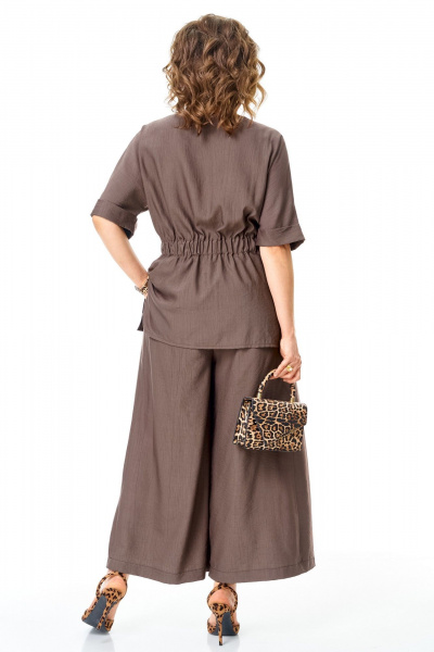Блуза, брюки VI ORO VR-1267 шоколад - фото 11