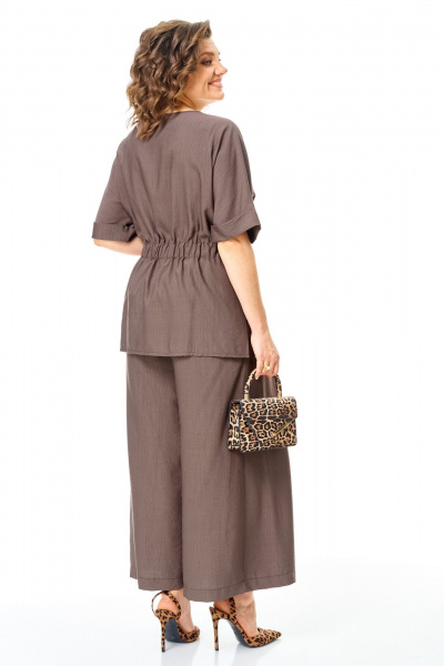 Блуза, брюки VI ORO VR-1267 шоколад - фото 6