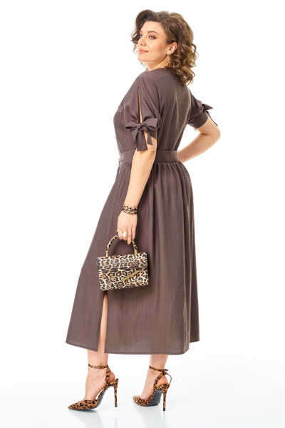 Платье VI ORO VR-1180 шоколад - фото 18