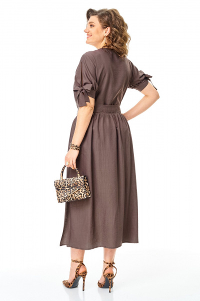 Платье VI ORO VR-1180 шоколад - фото 14