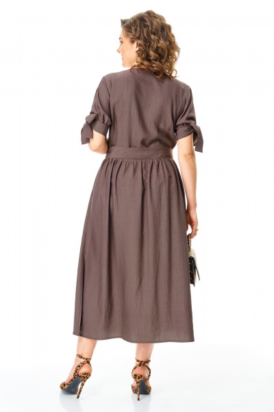 Платье VI ORO VR-1180 шоколад - фото 13