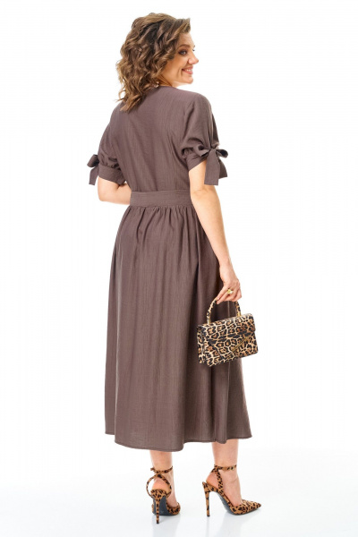 Платье VI ORO VR-1180 шоколад - фото 12