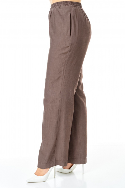 Брюки, жакет, топ VI ORO VR-1181 шоколад - фото 23