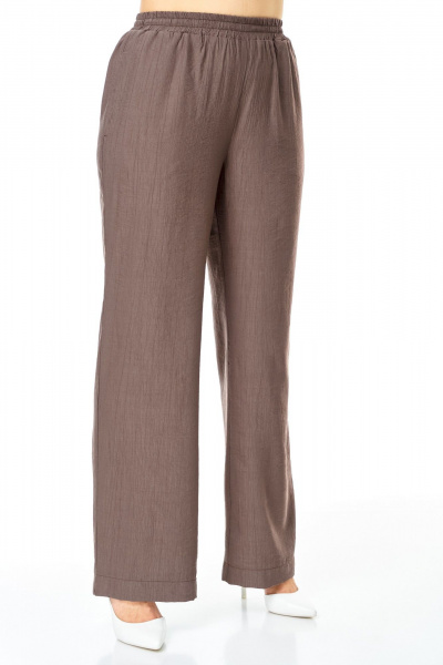 Брюки, жакет, топ VI ORO VR-1181 шоколад - фото 20