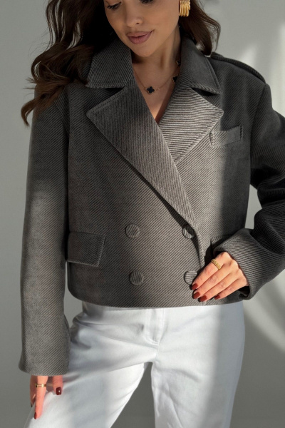 Жакет T.N.D М670 графит - фото 3