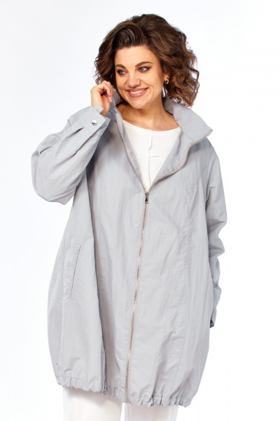 Парка Диомант 2140 серый - фото 9