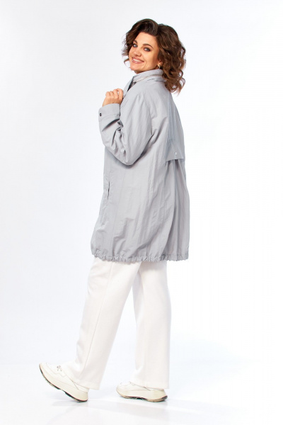 Парка Диомант 2140 серый - фото 8