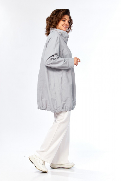 Парка Диомант 2140 серый - фото 7