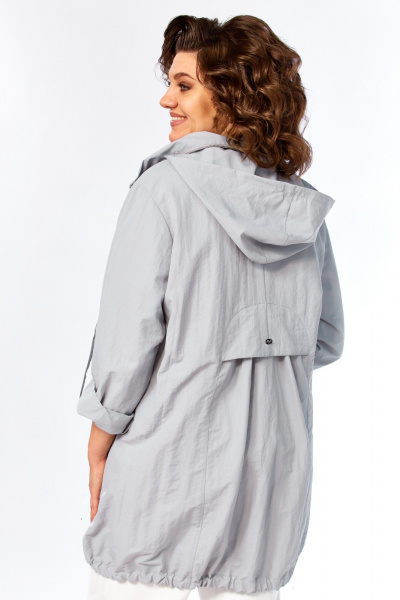 Парка Диомант 2140 серый - фото 4