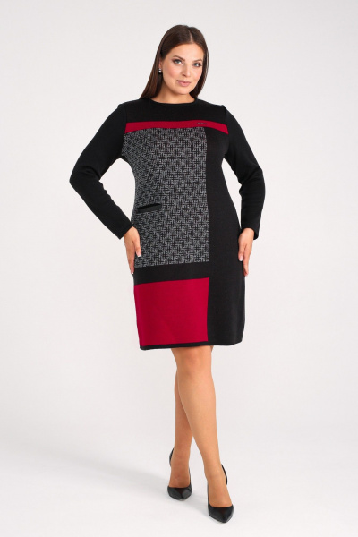 Платье BONADI 2003 вишневый - фото 5