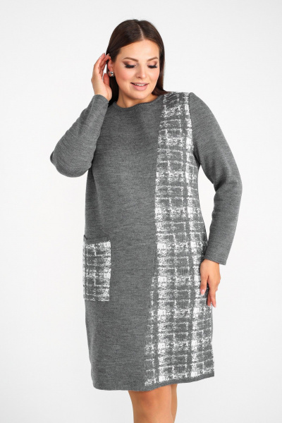 Платье BONADI 2016 серый - фото 3