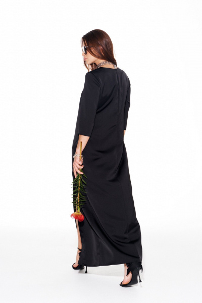 Платье ELLETTO 1123 черный - фото 6