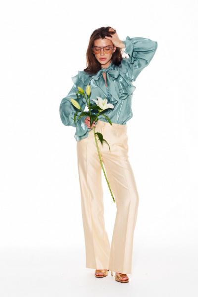 Брюки ELLETTO 2389 масло - фото 1