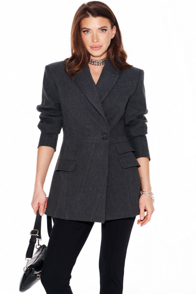 Жакет ELLETTO 3910 графит - фото 2