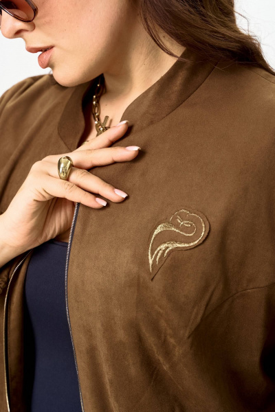 Брюки, бомбер SOVA 11312 коричневый - фото 9