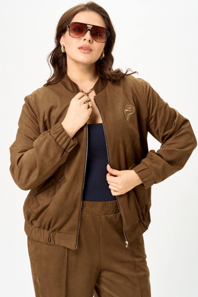 Брюки, бомбер SOVA 11312 коричневый - фото 8