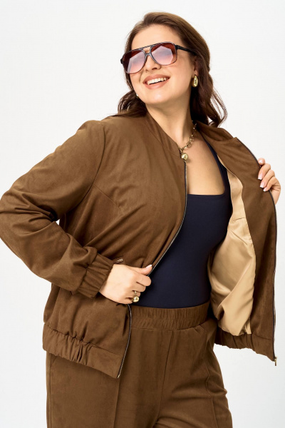 Брюки, бомбер SOVA 11312 коричневый - фото 7