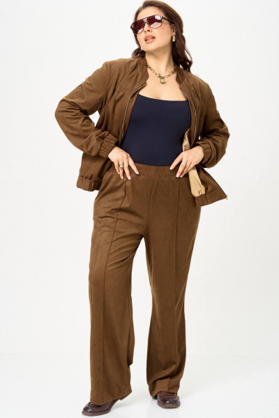 Брюки, бомбер SOVA 11312 коричневый - фото 6