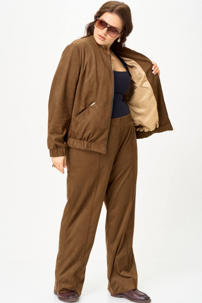 Брюки, бомбер SOVA 11312 коричневый - фото 5
