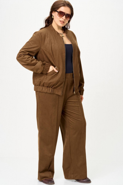 Брюки, бомбер SOVA 11312 коричневый - фото 4