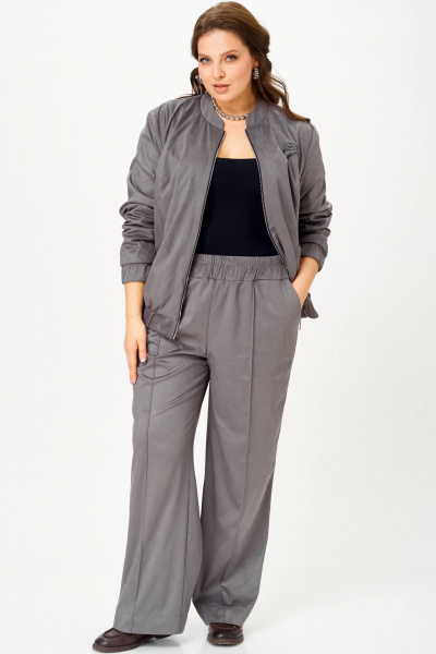 Брюки, бомбер SOVA 11312 серый - фото 2