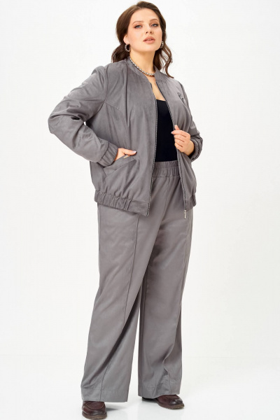 Брюки, бомбер SOVA 11312 серый - фото 1