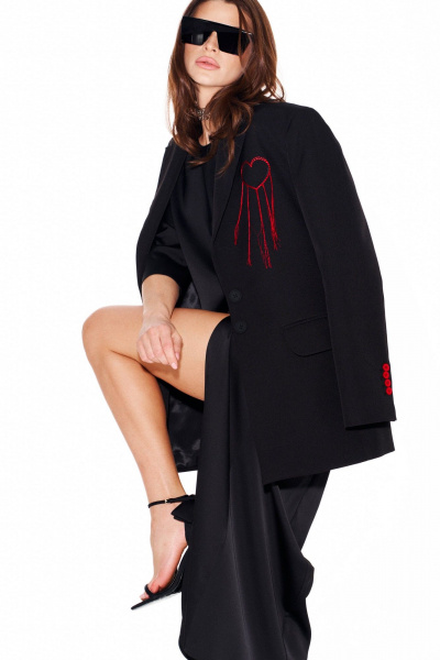 Жакет ELLETTO 3957 черный - фото 14