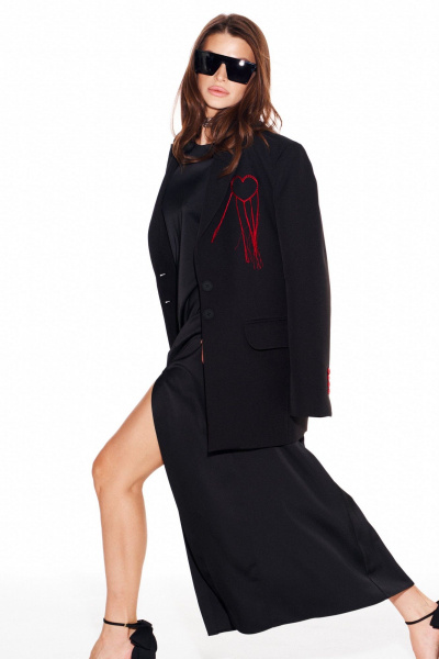 Жакет ELLETTO 3957 черный - фото 13