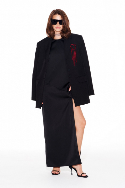 Жакет ELLETTO 3957 черный - фото 10