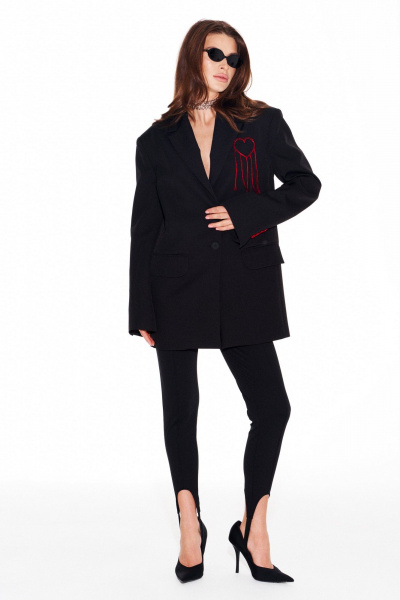 Жакет ELLETTO 3957 черный - фото 8