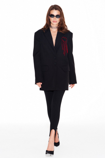 Жакет ELLETTO 3957 черный - фото 7