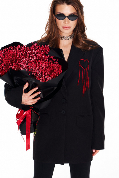 Жакет ELLETTO 3957 черный - фото 6