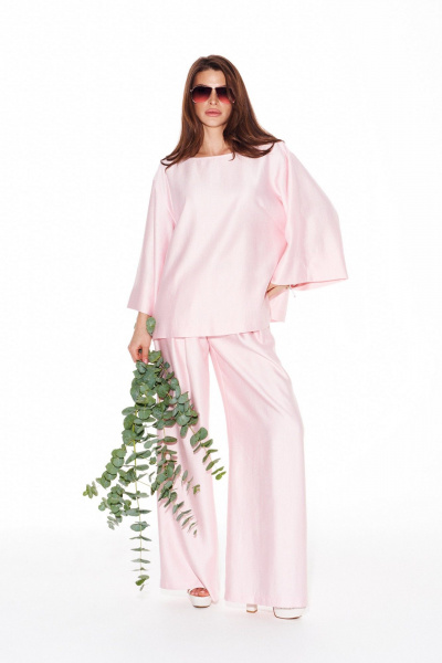 Блуза ELLETTO 3969 розовый - фото 2