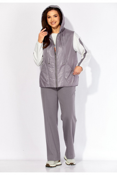 Брюки, жилет, свитшот TAiER 1425 серый - фото 1