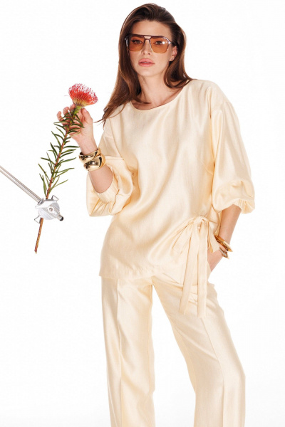 Блуза ELLETTO 3979 масло - фото 7